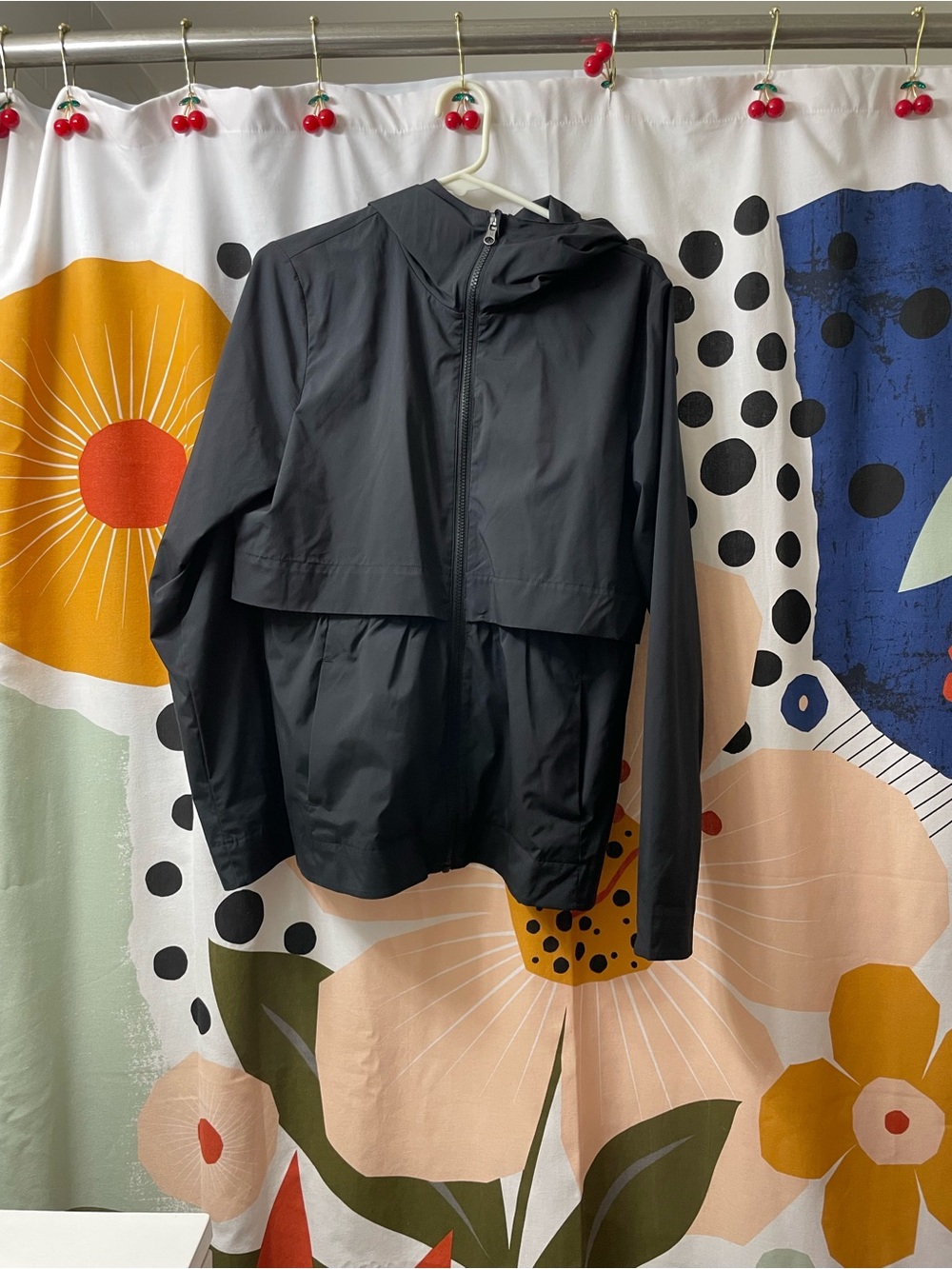 Lululemon Black Hooded Lightweight Jacket
